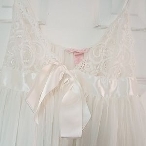Victoria Secret white baby doll teddy